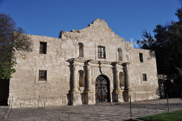 The Mission at the Alamo